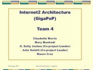 Internet2 Architecture