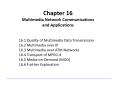 Chapter 16 Multimedia Network Communications and Applications PowerPoint PPT Presentation