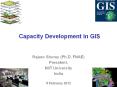 Capacity Development in GIS PowerPoint PPT Presentation