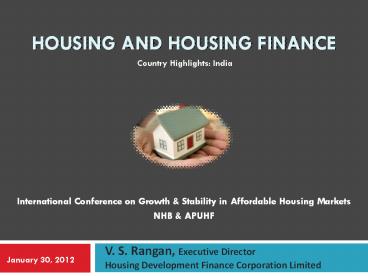 Housing and Housing Finance