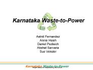 Karnataka Waste-to-Power
