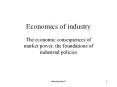Economics of industry PowerPoint PPT Presentation