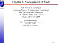 Chapter 8: Management of SWE PowerPoint PPT Presentation