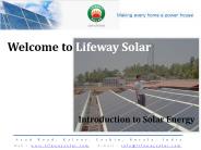 Welcome to Lifeway Solar