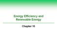 Energy Efficiency and Renewable Energy PowerPoint PPT Presentation