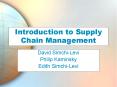Introduction to Supply Chain Management PowerPoint PPT Presentation
