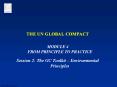 THE UN GLOBAL COMPACT PowerPoint PPT Presentation