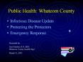 Public Health: Whatcom County PowerPoint PPT Presentation