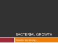 Bacterial Growth PowerPoint PPT Presentation