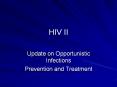 HIV II PowerPoint PPT Presentation