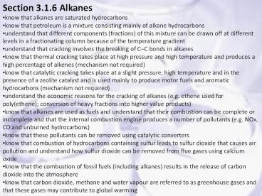 Section 3.1.6 Alkanes