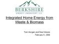Integrated Home Energy from Waste PowerPoint PPT Presentation