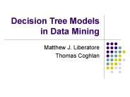 Decision Tree Models in Data Mining