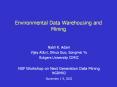 Environmental Data Warehousing and Mining PowerPoint PPT Presentation