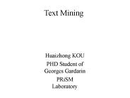 Text Mining