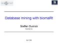 Database mining with biomaRt PowerPoint PPT Presentation