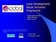 Local Development Social Inclusion Programme 