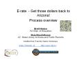 E-rate - Get those dollars back to Arizona! Process overview PowerPoint PPT Presentation
