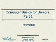 Internet instructor: