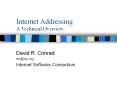 Internet Addressing A Technical Overview PowerPoint PPT Presentation