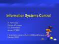 Information Systems Control PowerPoint PPT Presentation