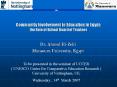 Community Involvement in Education in Egypt: the Role of School Board of Trustees PowerPoint PPT Presentation