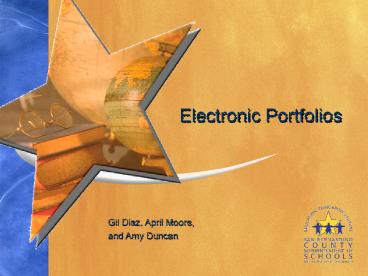 Electronic Portfolios