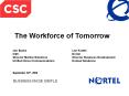 The Workforce of Tomorrow PowerPoint PPT Presentation