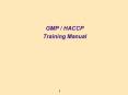 GMP / HACCP PowerPoint PPT Presentation