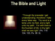 The Bible and Light
