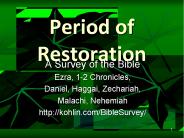 Period of Restoration