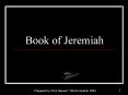 Book of Jeremiah PowerPoint PPT Presentation