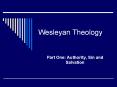 Wesleyan Theology PowerPoint PPT Presentation