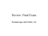 Review: Final Exam
