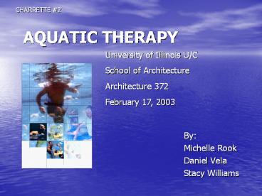AQUATIC THERAPY
