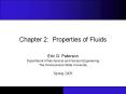 Chapter 2: Properties of Fluids PowerPoint PPT Presentation