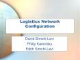 Logistics Network Configuration PowerPoint PPT Presentation