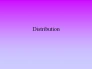 Distribution