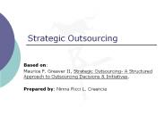 Strategic Outsourcing