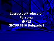 Equipo de Protecci