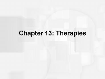 What Is Psychotherapy? Any psychological technique used to