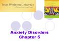 Anxiety Disorders Chapter 5 PowerPoint PPT Presentation