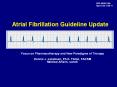 Atrial Fibrillation Guideline Update PowerPoint PPT Presentation