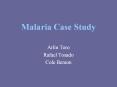 Malaria Case Study PowerPoint PPT Presentation