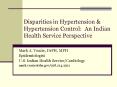Disparities in Hypertension & Hypertension Control: An Indian Health Service Perspective PowerPoint PPT Presentation