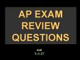 AP EXAM REVIEW QUESTIONS PowerPoint PPT Presentation