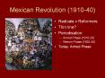 Mexican Revolution (1910-40) PowerPoint PPT Presentation