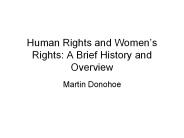 Human Rights and Women
