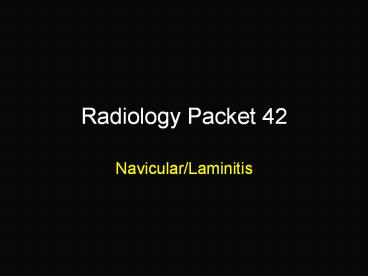 Radiology Packet 42