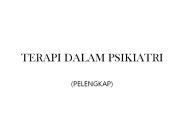 TERAPI DALAM PSIKIATRI